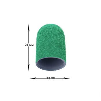 Cappuccio Verde 13mm per mandrino a disco – per pedicure - Strumenti