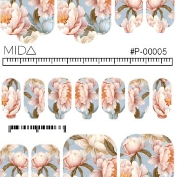 00005 Nails Wraps per pedicure - Nail ART - Decorazioni unghie