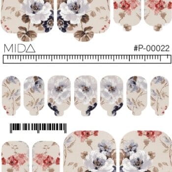 00022 Nails Wraps per pedicure - Nail ART - Decorazioni unghie