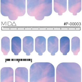 00003 Nails Wraps per pedicure - Nail ART - Decorazioni unghie