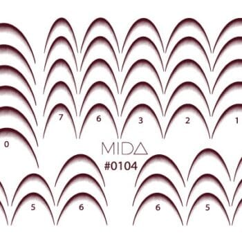 0104 Water Decals – decalcomania per realizzare french - Nail ART - Decorazioni unghie