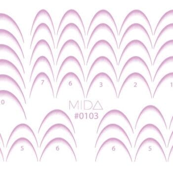 0103 Water Decals – decalcomania per realizzare french - Nail ART - Decorazioni unghie